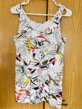 A NEW DAY Tropical 🪷🌴🌸Multicolor Tank Top size L